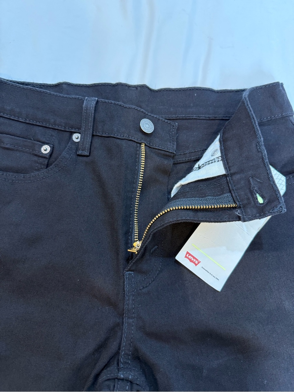 Levi’s 502 Taper Men’s Jeans | Black | 29x30 | New With Tags - Picture 11 of 16